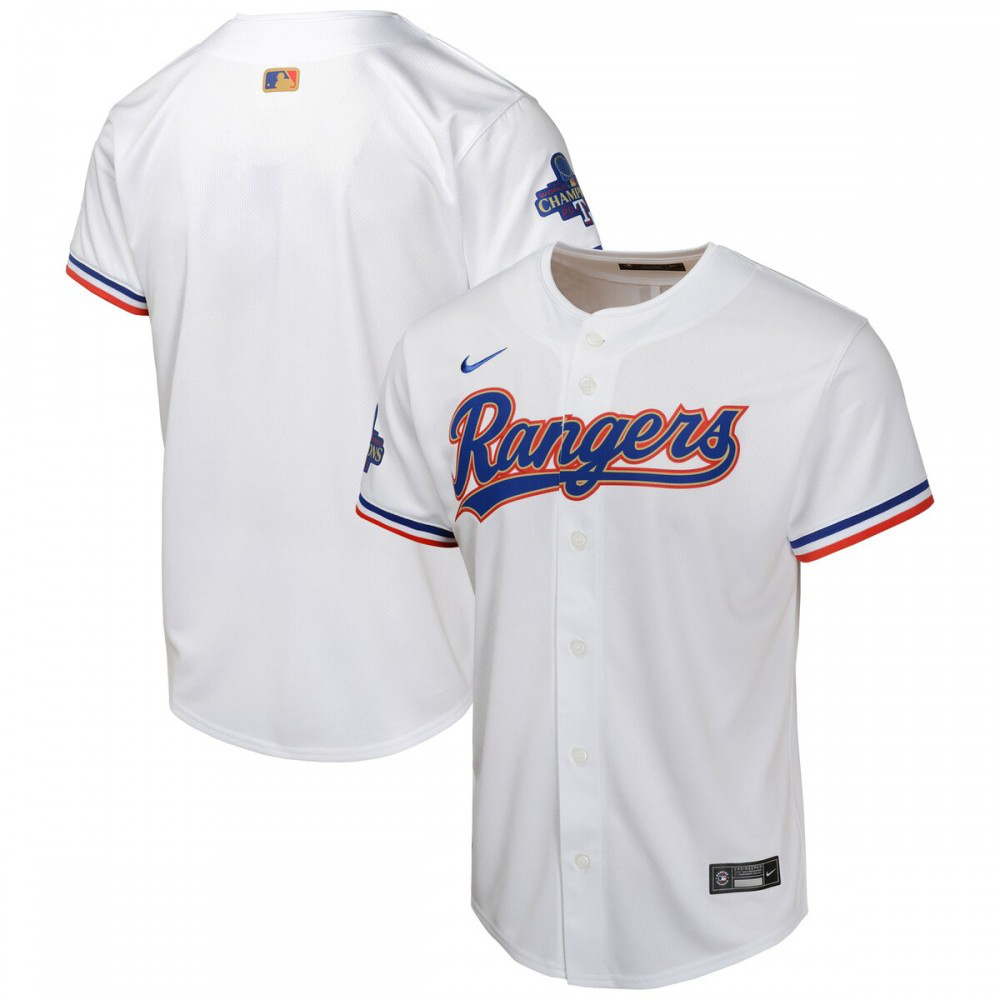 Texas Rangers Youth 2024 Gold Collection Limited Jersey – White-Pro Kit Vault | Brand New 26/27 Sports Jerseys